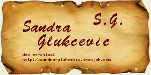 Sandra Glukčević vizit kartica